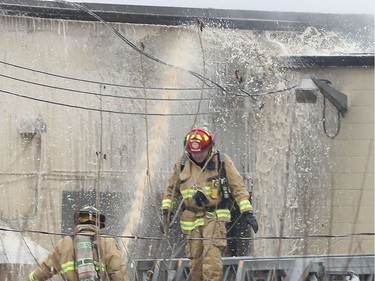 Jan 13 2022 - Fire at Eastway Tank on Merivale Road in Ottawa Thursday afternoon. Ottawa Fire emergency vehicles, Ottawa Police and Ambulance Service were at the scene and police indicate there was an explosion. Injuries were also reported and workers were sent to the hospital.  TONY CALDWELL, Postmedia.