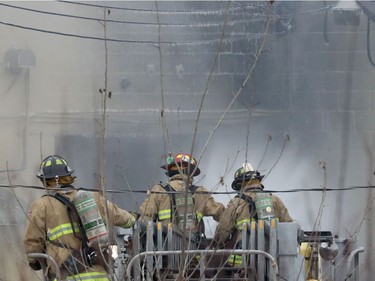 Jan 13 2022 - Fire at Eastway Tank on Merivale Road in Ottawa Thursday afternoon. Ottawa Fire emergency vehicles, Ottawa Police and Ambulance Service were at the scene and police indicate there was an explosion. Injuries were also reported and workers were sent to the hospital.