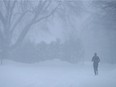 A snow storm hits Ottawa Monday morning.