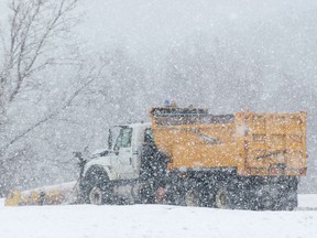 Due to the expected severity of the snowstorm, anyone living on a residential road should not expect to see a snow plow until Monday night, the city said.