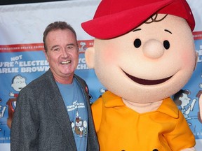 Peter Robbins at You're Not Elected Charlie Brown release in 2008. He was the first person to voice 'Peanuts' character Charlie Brown in the 1960s when he was nine years old.