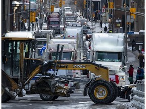 Protests against vaccine mandates continued in downtown Ottawa this week.