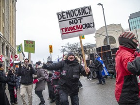 Dance parties took place at the corner of Rideau and Sussex during the "Freedom Convoy" occupation.