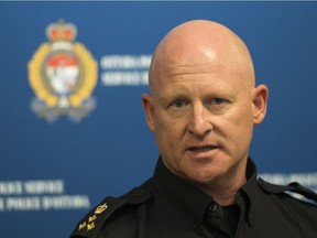 Steve Bell was named Ottawa interim police chief Tuesday after the resignation of former chief Peter Sloly.