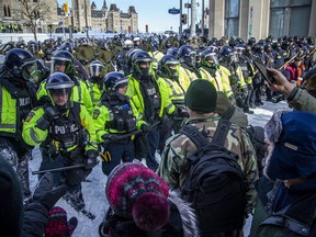 Police from different forces across the country joined together to end the three-week-old occupation of Ottawa's downtown.
