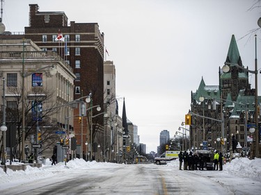 Police from all across Canada were still in the area, along with city workers getting the area around Parliament Hill back to normal, Sunday, February 20, 2022.



ASHLEY FRASER, POSTMEDIA