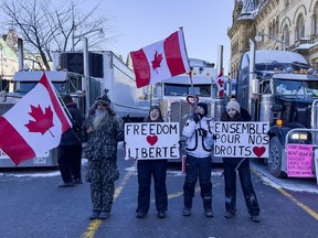 Police in Ottawa are considering turning Wellington Street into a makeshift pound for rigs.
