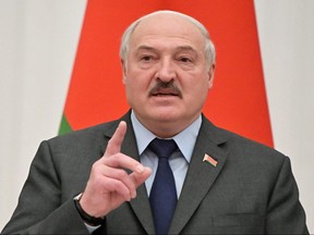 Belarus' President Alexander Lukashenko said he may "turn to Putin to return the nuclear weapons that I gave away without any conditions."
