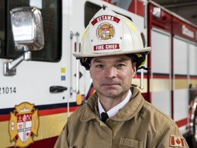 Paul Hutt said he was humbled and honoured to be named fire chief.