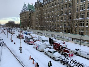 What Wellington Street in Ottawa looked like last week. Some felt there had been a failure of intelligence-gathering.