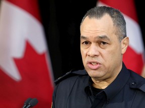 A file photo of Ottawa Police Service Chief Peter Sloly.