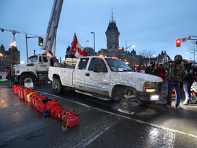 The occupation of downtown Ottawa by protesters continued for a 14th day on Thursday.