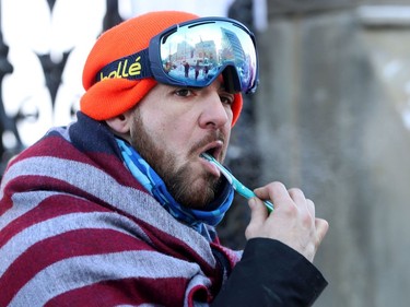 Feb 15, 2022 - Truckers occupation and protesting continues its 19th day in downtown Ottawa Tuesday afternoon.