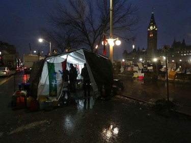 Truckers occupation and protesting continues its 21st day in downtown Ottawa early Thursday morning.