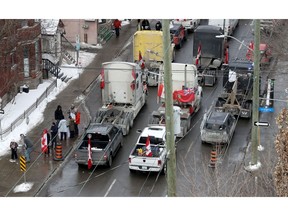 Protesters and truckers have now been in the downtown for a week.