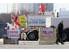 The truckers' protest continued in Ottawa this week.