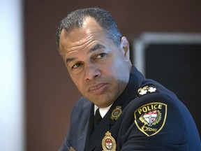 Peter Sloly became the first person of colour to helm the Ottawa Police Service when he was hired in 2019.