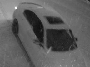 Police are seeking this vehicle in connection with a sex assault in Vanier Feb. 19