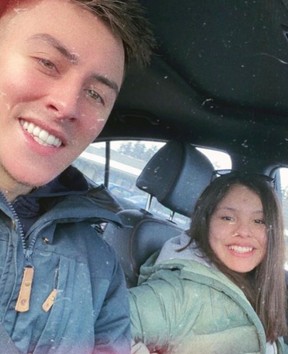 Serene Summers und ihr Bruder Matthew Boutros.  Serene, 13, wurde am 13. Februar auf dem Meadowlands Drive von einem Fahrer mit Fahrerflucht angefahren.