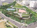 The parkade for the new Ottawa Civic Hospital will be the first phase of the massive development requiring approvals from government authorities.
