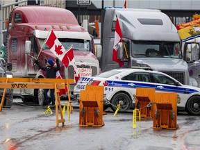 Anti-vaccine mandate protests continued in downtown Ottawa on Wednesday, Feb. 2, 2022.