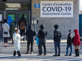 Files: People lining up in 2020 at the COVID-19 assessment centre established in the arena at Brewer Park.