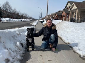 Dean Tester and his wife share a two-bedroom rental apartment with their dog, Elroy. Their search for a home to buy has left them frustrated.