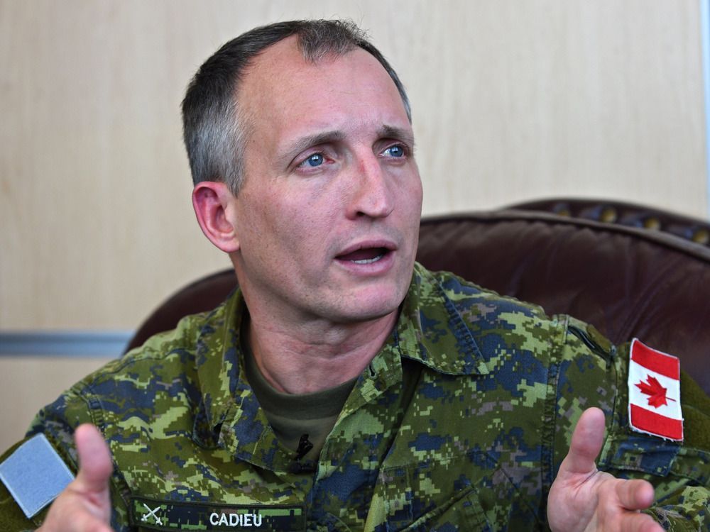 Retired Canadian lieutenant-general under police investigation for alleged sexual misconduct is now in Ukraine