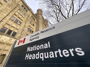 A file photo of Canada Revenue Agency national headquarters in Ottawa. CRA was one of the federal departments and agencies with the biggest increases in hiring in the fiscal year ending March 31, 2021.