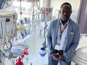 “It was a huge relief. Less than a year into the pandemic we had this tool that is going to prevent people from getting sick and another layer of protection for ourselves," Dr. Kwadwo Kyeremanteng of The Ottawa Hospital said of the first vaccination of a local healthcare worker with a COVID-19 vaccine.