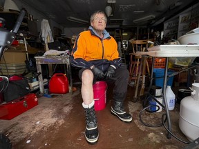 OTTAWA -- Gordon Male was in his garage on Jan. 2 when a bullet came through the steel wall and lodged in his knee. He had it removed later that day. Monday, Mar. 7, 2022.