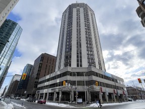 The Carlisle, located at 440 Laurier Avenue West and 221 Lyon Street North, is an apartment building owned by Minto through Minto Apartment REIT.
