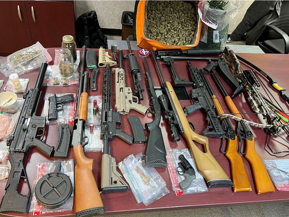 Six Charged After Firearms, Crossbows, Drugs, Cash Seized In Cornwall ...