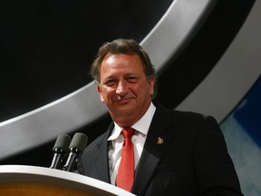 Eugene Melnyk, owner of the Ottawa Senators, is photographed during the 2008 NHL Entry Draft at Scotiabank Place.