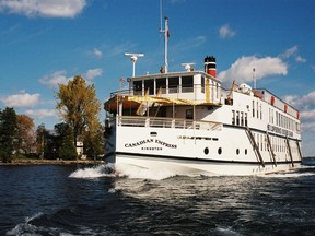 St. Lawrence Cruise Lines has confirmed operations for the upcoming season and will provide overnight cruises on the 
St. Lawrence and Ottawa rivers from May to October. SUPPLIED PHOTOS