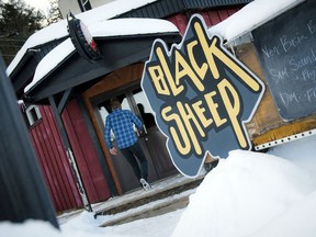 A file photo shows the entrance to the Black Sheep Inn, a staple for live music in Wakefield.
