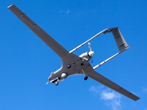 A file photo shows a Turkish-made Bayraktar TB2 drone.