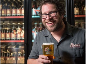 Beau's co-founder and CEO Steve Beauchesne (pictured), started Beau's All Natural Brewing in 2006 with his dad, Tim.