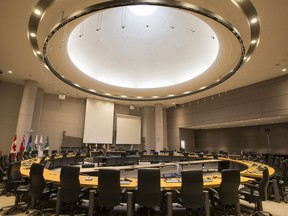 A file photo of the Ottawa city council chambers.