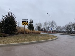 The southern-most part of Brian Coburn Boulevard currently ends at Navan Road.