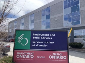 Arbeits- und Sozialamt in 370 Catherine in Ottawa.