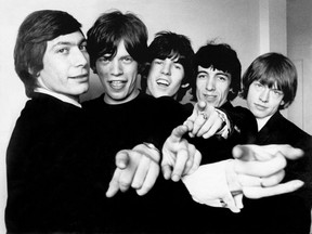 FILE PHOTO: The original Rolling Stones: Charlie Watts, Mick Jagger, Keith Richards, Bill Wyman and Brian Jones pose in London, Britain, April 23, 1964