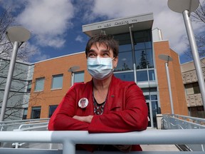Dr. Lindy Samson, chief of staff at CHEO, thinks masks should stay on in schools 'until we wait and see what happens in the broader community' after the end of mask mandates.