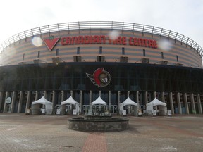 Officials with the Canadian Tire Centre and the Ottawa Senators say they continue to recommend people wear masks to events, as staff and vendors will be doing. But, as of Saturday night, masks will no longer be required at the Canadian Tire Centre for the first time since 2020.
