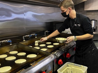 OTTAWA -- Since 1920 the Proulx family have operated their sugar bush in Cumberland. Kitchen staff, like manager Ethan Woodcock, have prepared up to 500 meals in one day this season. Wednesday, Mar. 16, 2022