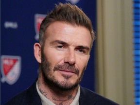 FILE PHOTO: Former soccer player and MLS team owner David Beckham in 2020.
