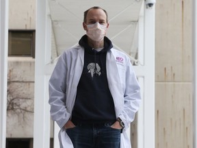 Tyson Graber, a cell biologist, worked with physician Dr. Alex MacKenzie and  engineer Robert Delatolla to develop Ottawa's 'ground breaking' wastewater monitoring program