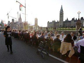 Canada's Table, a sold-out 1,000-person open-air dining experience and fundraiser, took over Wellington Street in front of Parliament Hill on Aug. 27, 2017. Allowing people of imagination to put their ideas into action could bring Wellington Street to life this summer.