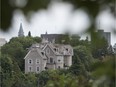 A view of 24 Sussex Drive from Rockcliffe Park.