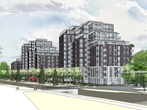 Uniform Properties, with Hobin Architecture, is proposing to build 263 units in a 12-storey apartment complex at 335 Roosevelt Ave. in Westboro.